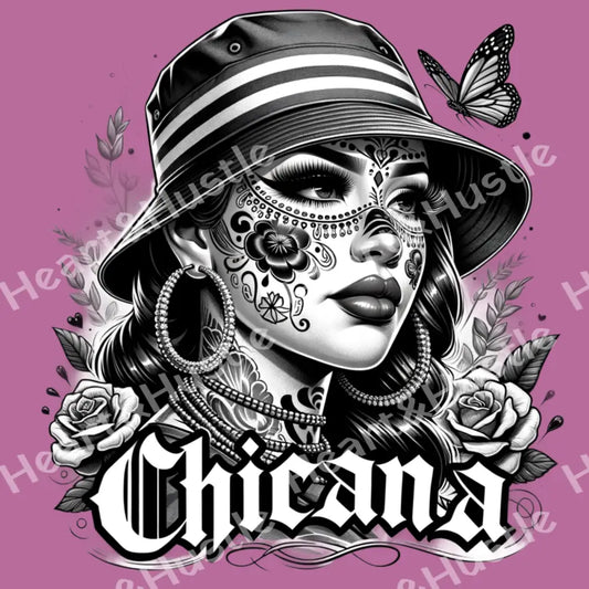 Chicana Black And White