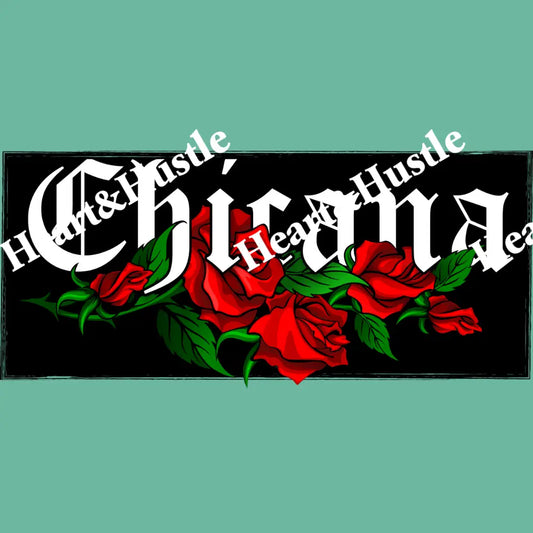 Chicana With Roses