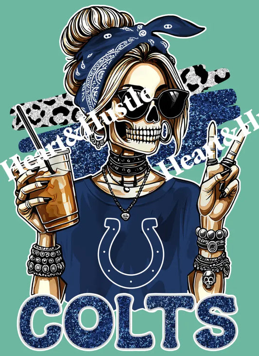 Colts Skully Girl