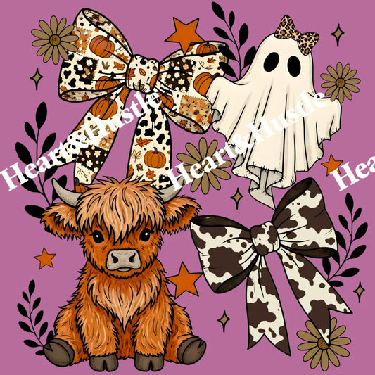 Coquette Western Halloween Ghost