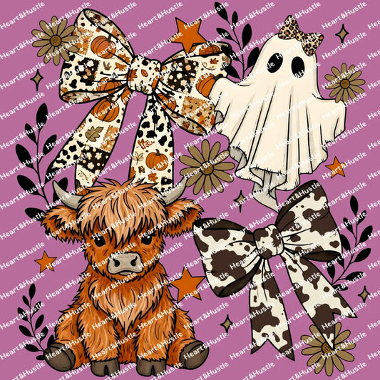 Coquette Western Halloween Ghost