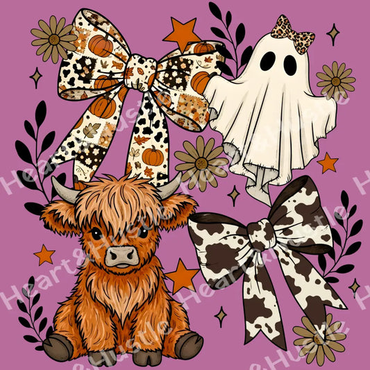 Coquette Western Halloween Ghost