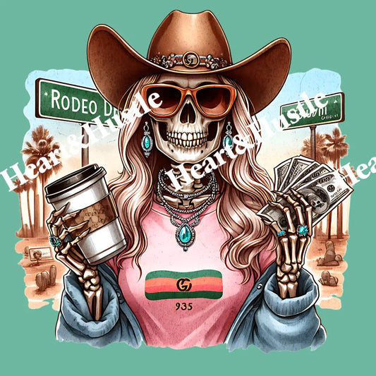 Cowgirl Skull