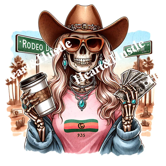 Cowgirl Skull