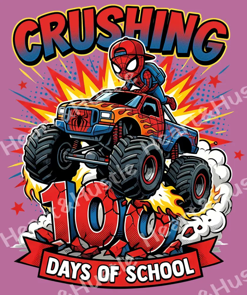 Crushing 100 days of school spidey