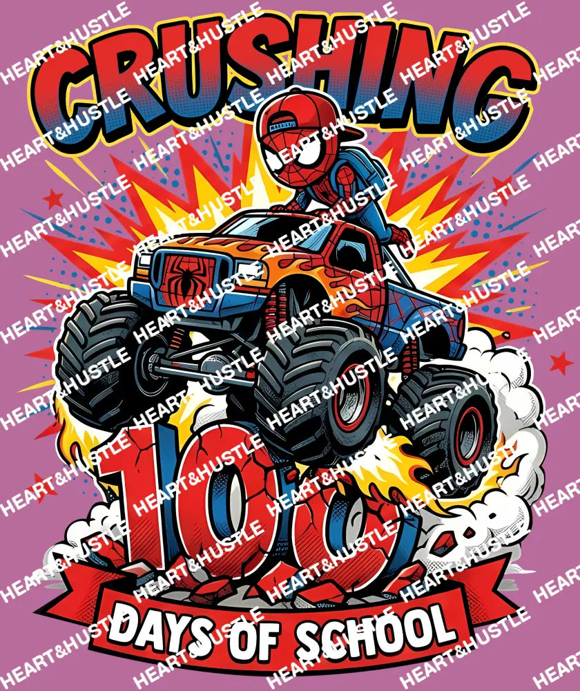 Crushing 100 days of school spidey