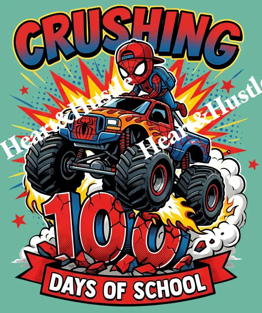 Crushing 100 days of school spidey