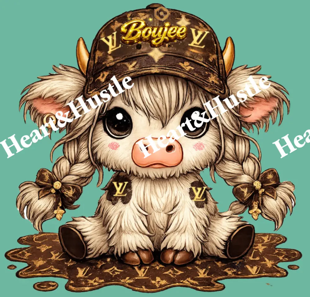 Designer Boujee LV Cow