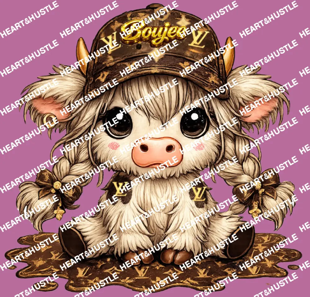 Designer Boujee LV Cow