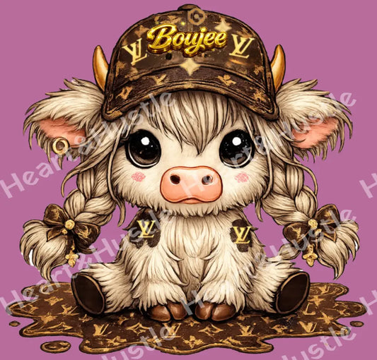 Designer Boujee LV Cow