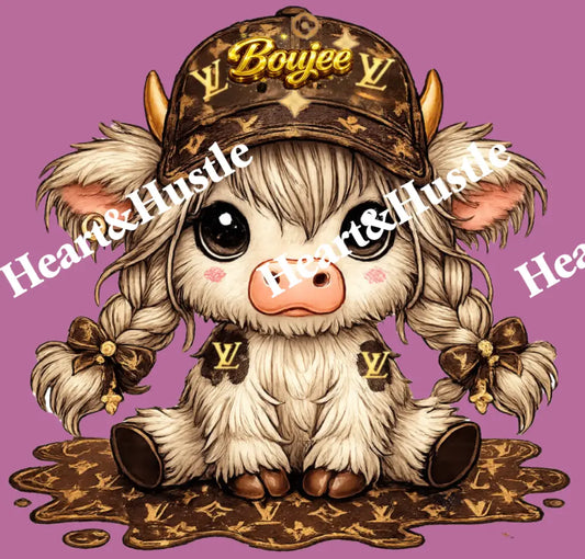 Designer Boujee LV Cow