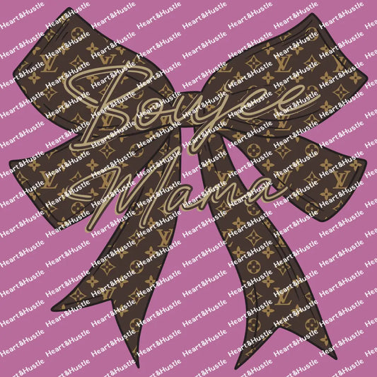 Designer Boujee Mama Bow