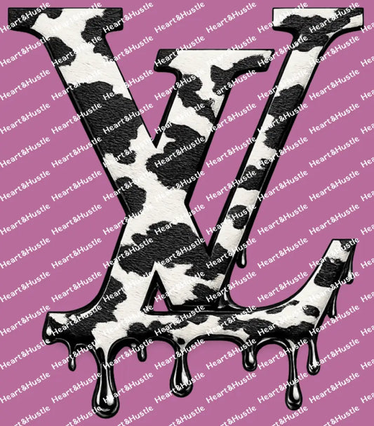 Designer LV Drip Cow