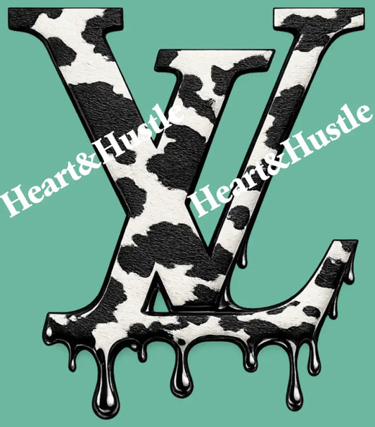 Designer LV Drip Cow
