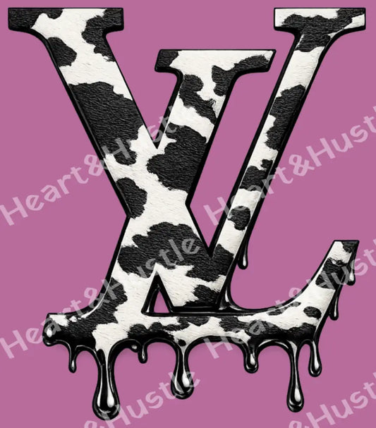 Designer LV Drip Cow
