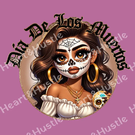 Dia De Los Muertos With Skull