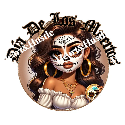 Dia De Los Muertos With Skull