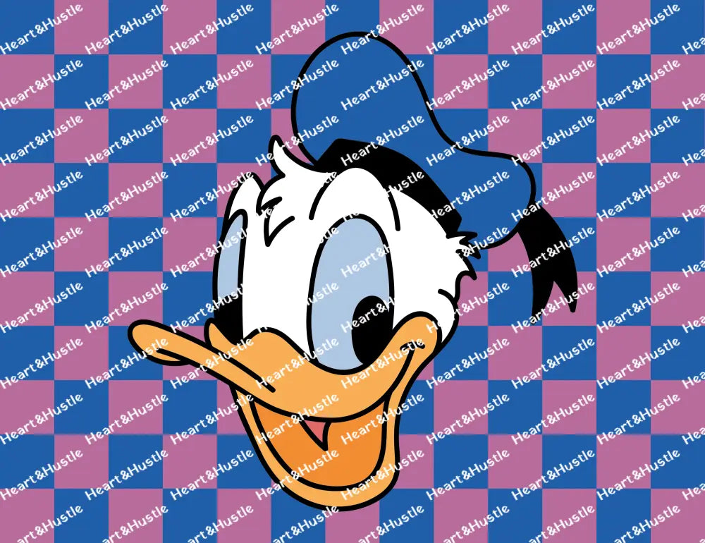 Donald Duck Checkered