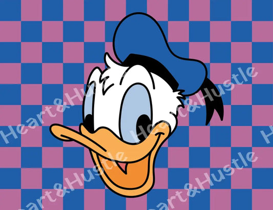 Donald Duck Checkered