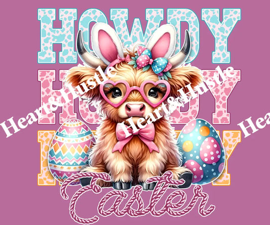 Easter Howdy Cow