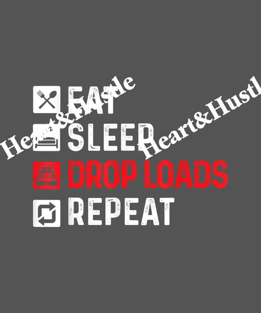 Eat Sleep Drop Loads Repeat