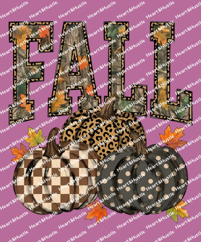 Fall Camo Pumpkin