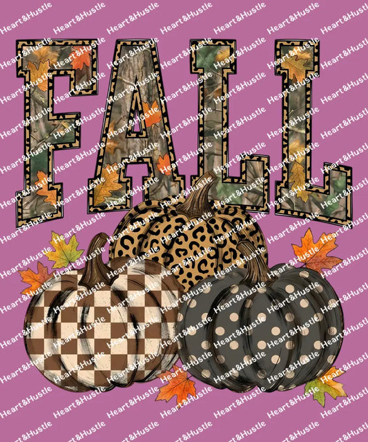 Fall Camo Pumpkin