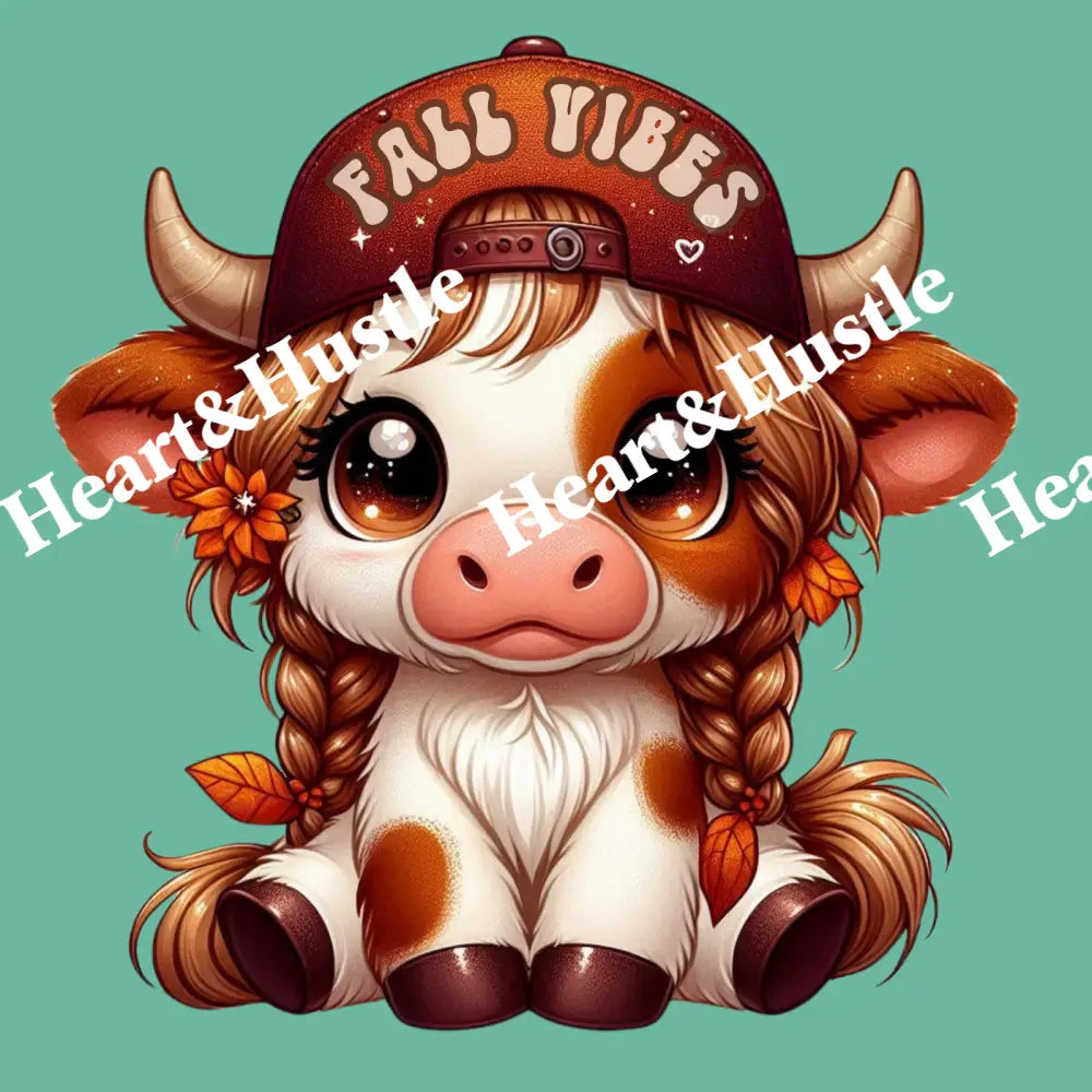 Fall Vibe Cow
