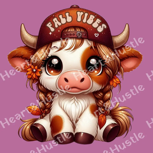 Fall Vibe Cow