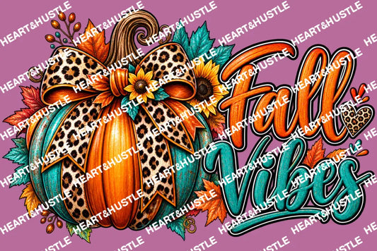 Fall Vibes Sunflower Leopard