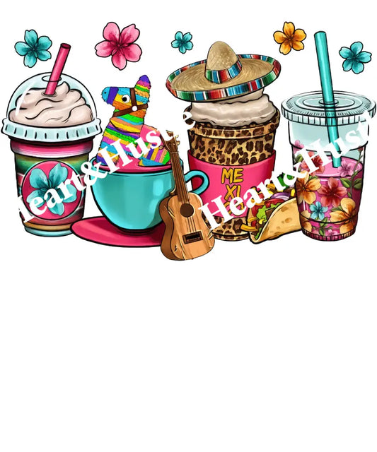 Fiesta Coffee Cups