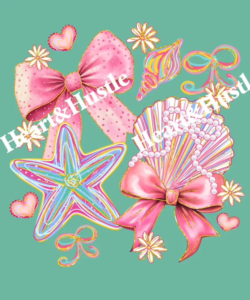 Floral Coquette Seashell