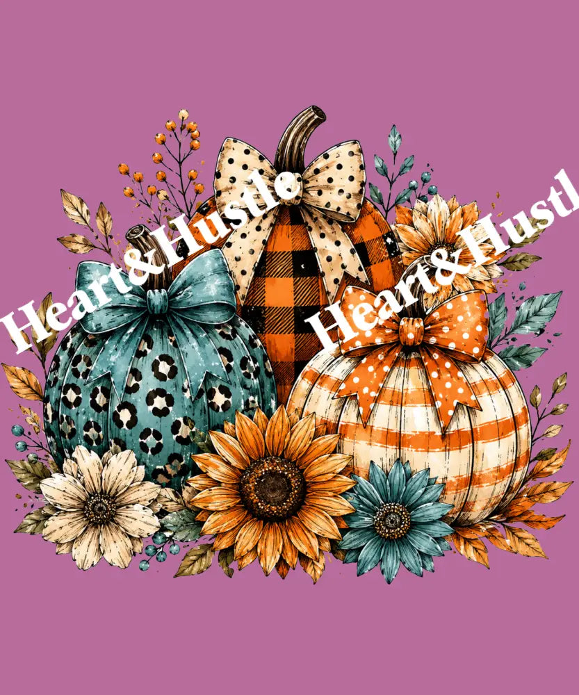 Floral Fall Pumpkin