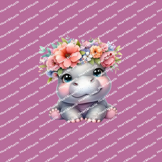 Flower Hippo