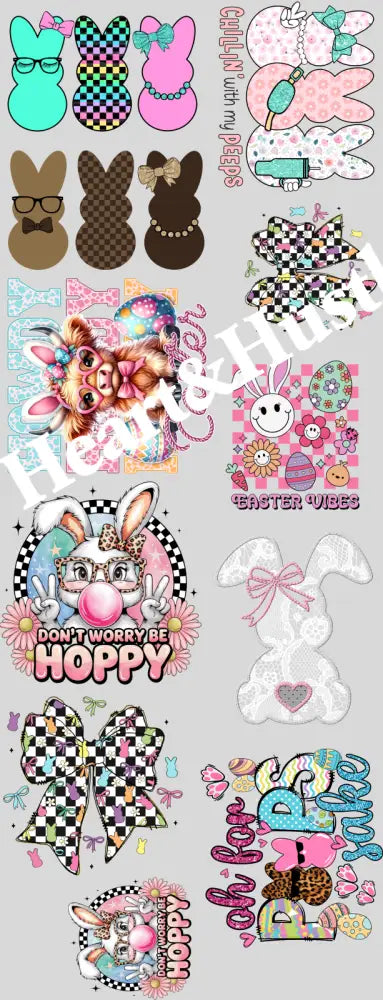 Gang sheets Easter