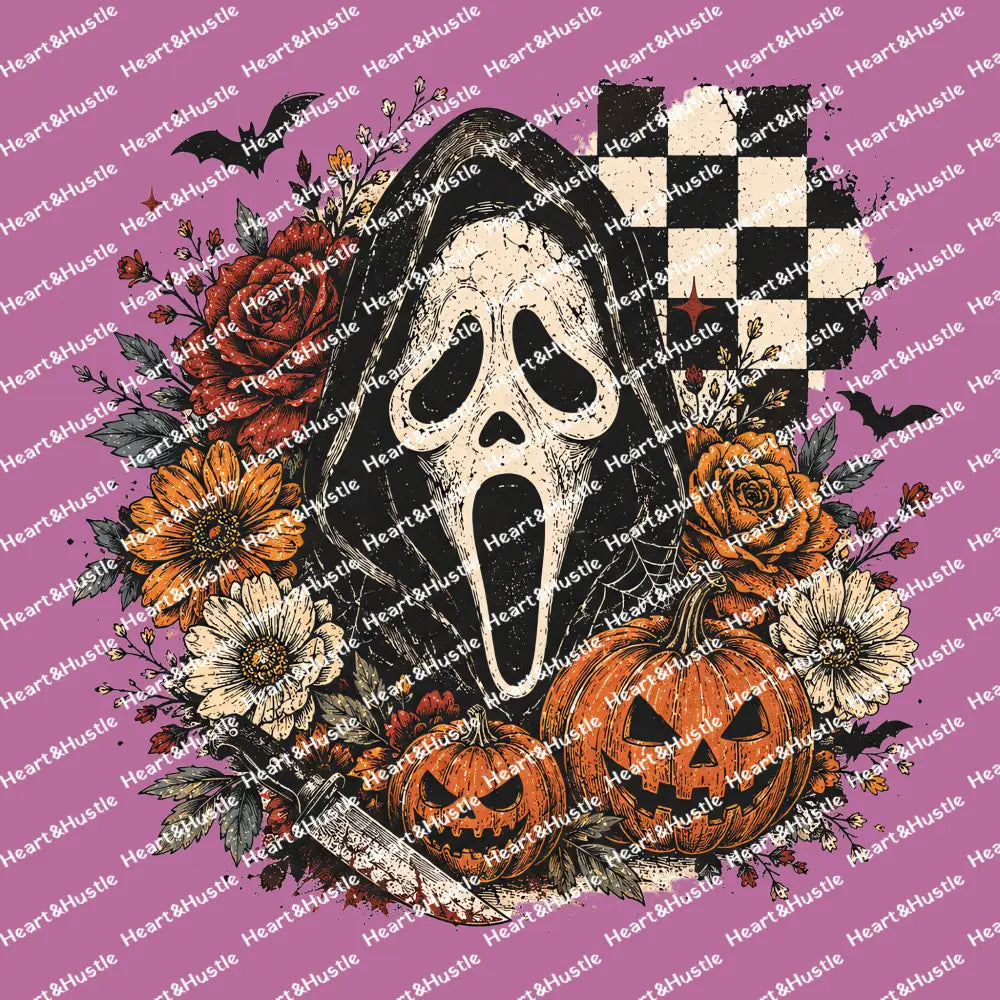 Ghostface Retro Pumpkin