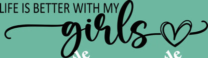 Girl Mama with Arm Print Black