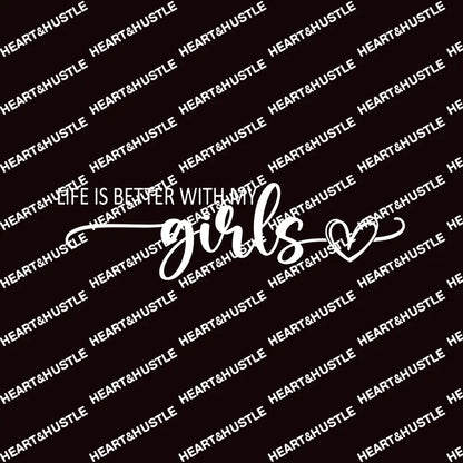 Girl Mama With Arm Print White