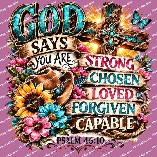God Says You Are Strong