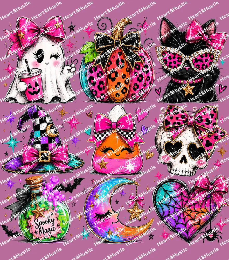 Halloween Coquette Pink