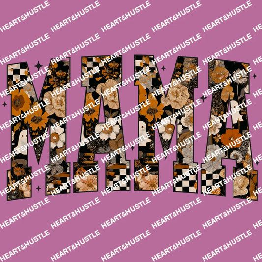Halloween Fall Mama Black