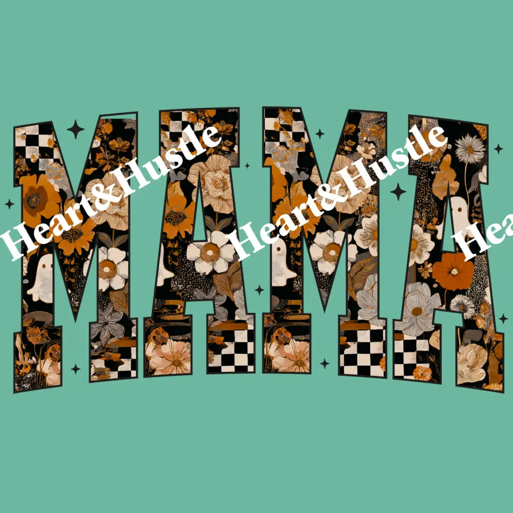Halloween Fall Mama Black