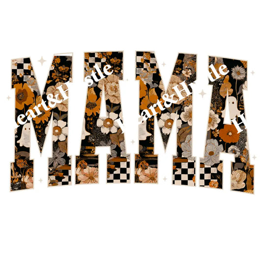Halloween Fall Mama White