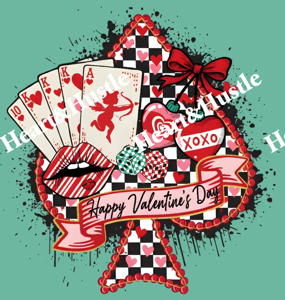 Happy Valentines Day Spade Coquette