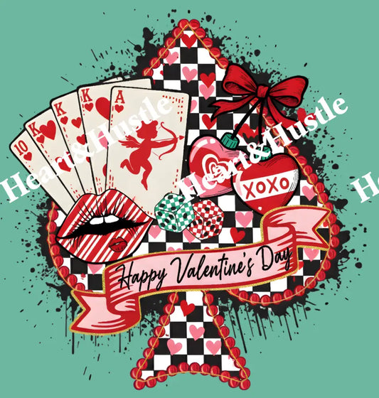 Happy Valentines Day Spade Coquette