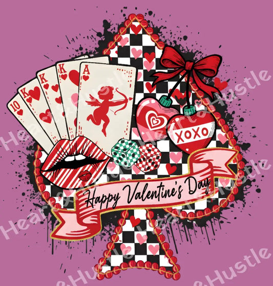 Happy Valentines Day Spade Coquette