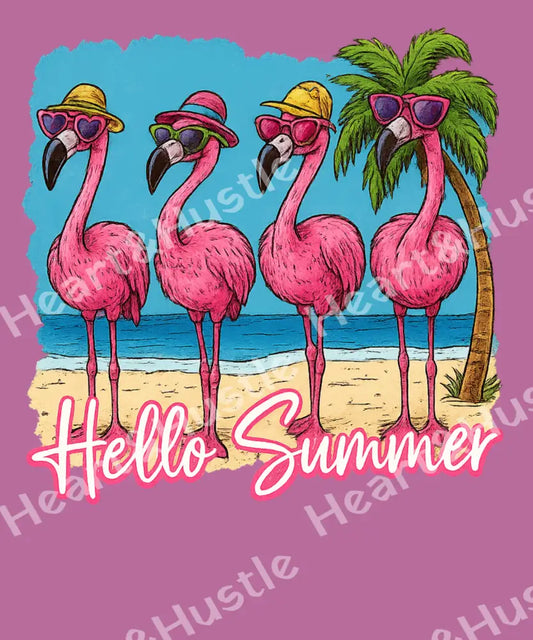Hello Summer Flamingo