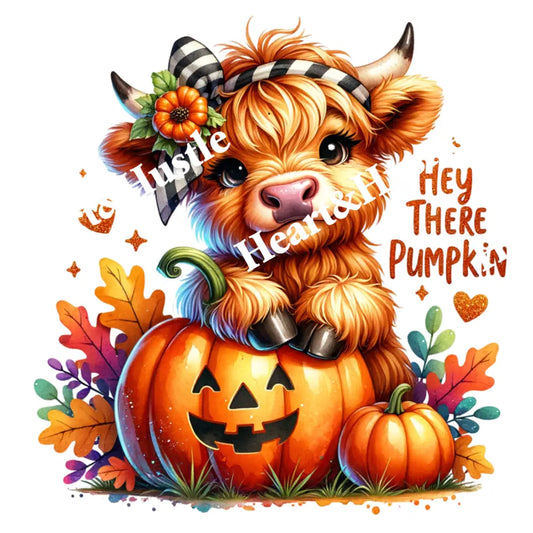 Hey There Pumpkin Cow