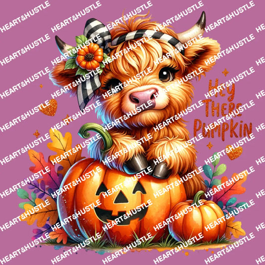 Hey There Pumpkin Cow