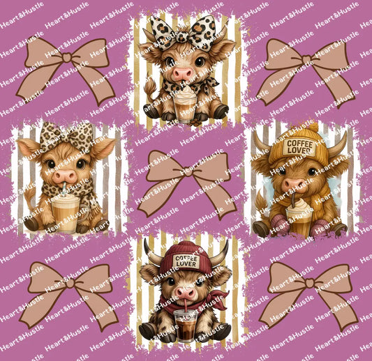 Highland Cow and Bows
